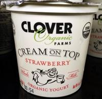 Cream On Top Strawberry Organic Yogurt Report Card