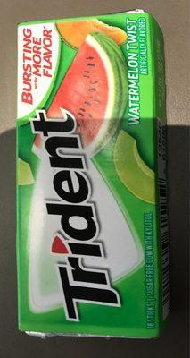 Trident Sugarless Gum With Xylitol - Watermelon Twist - 12 Packs (18 Sticks Ea)