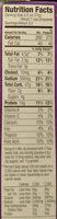 Shells & White Cheddar Macaroni & Cheese Nutrition Label