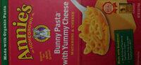 Annie's Bunny Pasta With Yummy Cheese Macaroni & Cheese, Made With Organic Pasta Report Card
