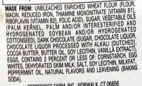 Pepperidge Farm Cookies Mint Ingredients