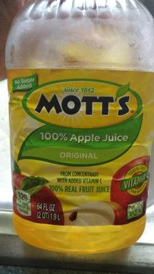 Mott's 100% Apple Juice Original (from Concentrate With Added Vitamin C