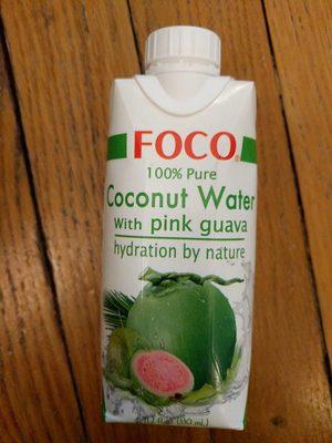 100% Pure Coconut Water With Pure Guava