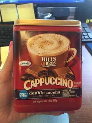 Hills Bros., Cappuccino Cafe Style Drink Mix, Double Mocha