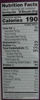 Kashi Organic Cereal Berry Fruitful 15.6oz Nutrition Label