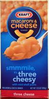 Kraft Macaroni & Cheese Dinner Three Cheese Report Card
