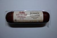 Hickory Farms Farmhouse ReceipeSummer Sausage Hardwood Smoked Semi-Dry Report Card