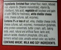 Cheez-It White Cheddar Ingredients