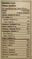 Vaseline Nutrition Label