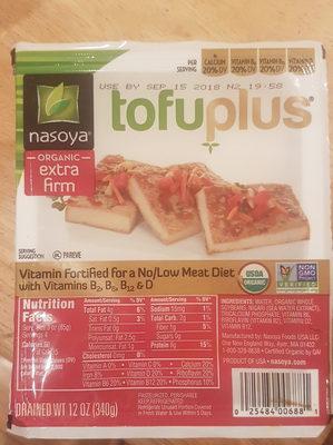 Nasoya, Organic Extra Firm Tofuplus