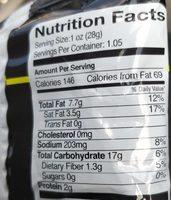 Nosh-kes Rings Nutrition Label