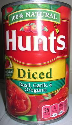 Diced Tomatoes, Basil, Garlic & Oregano