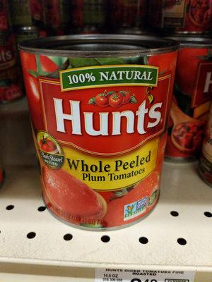 Hunt's Whole Peeled Plum Tomatoes, 28 Oz, 28 OZ
