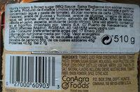 Hunt's Hickory & Brown Sugar BBQ Sauce Ingredients