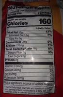 Fritos Nutrition Label