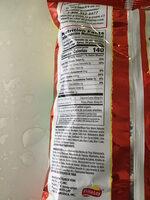 Sabritones Nutrition Label