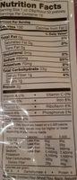 Rold Gold Sticks Pretzels 16 Ounce Plastic Bag Nutrition Label