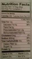 Quick 2 Min Chicken Flavor Noodle Soup Nutrition Label