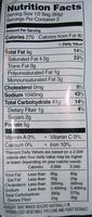 Noodle Soup Nutrition Label