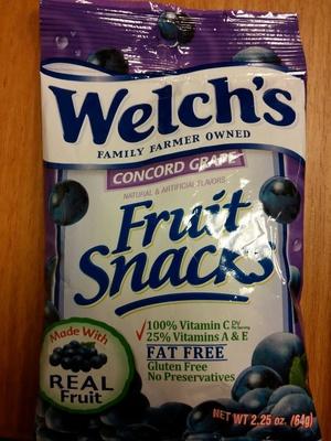 Concord Grape Fruit Snacks