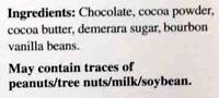 Excellence 85% Cocoa Extra Dark Ingredients