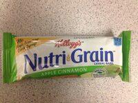 Kellogg's Nutri-Grain Cereal Bars Apple Cinnamon 1.3oz Report Card