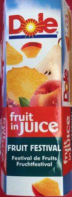 Dole Fruit Festival Fruit Bowls 4 X 113G