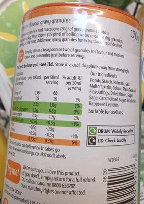 Sainsburys Free From Chicken Gravy