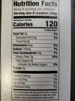 Wowen Wheats Nutrition Label