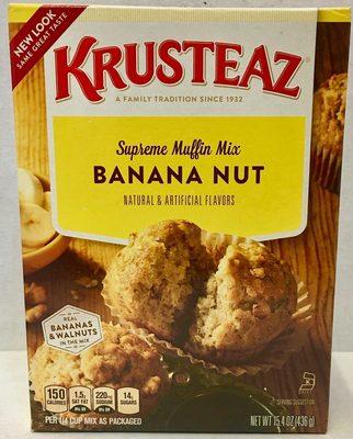 Harina Preparada Para Pastelitos Sabor Pltano Con Nuez