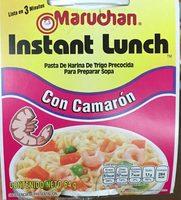 Instant Lunch Sabor Camarn Report Card