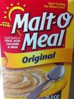 Malt-O Meal Original Report Card