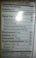Nabisco Newtons Cookies Fig Fat Free1x10 Oz Nutrition Label