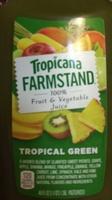 Tropicana Farmstand Tropical Green Fruit And Vegetable Juice Report Card