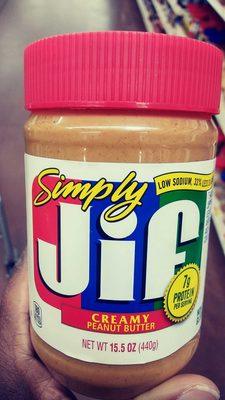 Simply Jif Creamy Peanut Butter