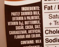 Beatrice Chocolate Milk Ingredients
