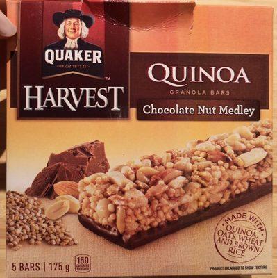 Quinoa Granola Bars Chocolate Nut Medley