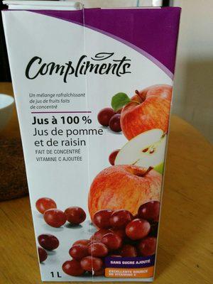 Jus De Pomme Et De Raisins