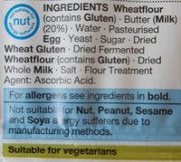 Reduced Fat 4 All Butter Croissants Ingredients