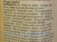 Reduced Fat Creamy Caesar Dressing Ingredients