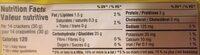 Cheese Rice Crackers Nutrition Label