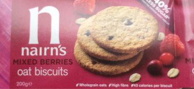 Oat Cookies, Mixed Berries