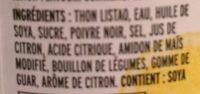 Thon Ple Miett Citron Et Poivre Ingredients