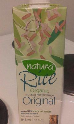 Boisson De Riz Biologique Enrichie Original