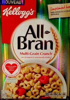 All-Bran Multi-grain Crunch Avec Un Soupon De Saveur Naturelle D'rable