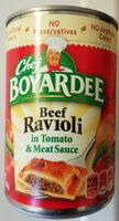 Beef Ravioli In Pasta Sauce Report Card