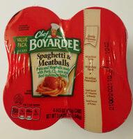 Chef Boyardee Spaghetti And Meatballs, 14.5 Oz, 4 Pack, 58 OZ Report Card