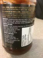 Sauce BBQ (poulet Et Ctes) Ingredients