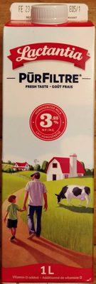 PrFiltre Lait Homognis 3,25 % M.G.