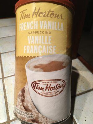 Tim Hortons French Vanilla Cappuccino 454g Can